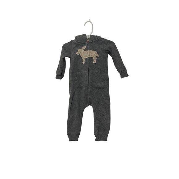 Carter’s Other - Carter’s onesie with hoodie size 12M